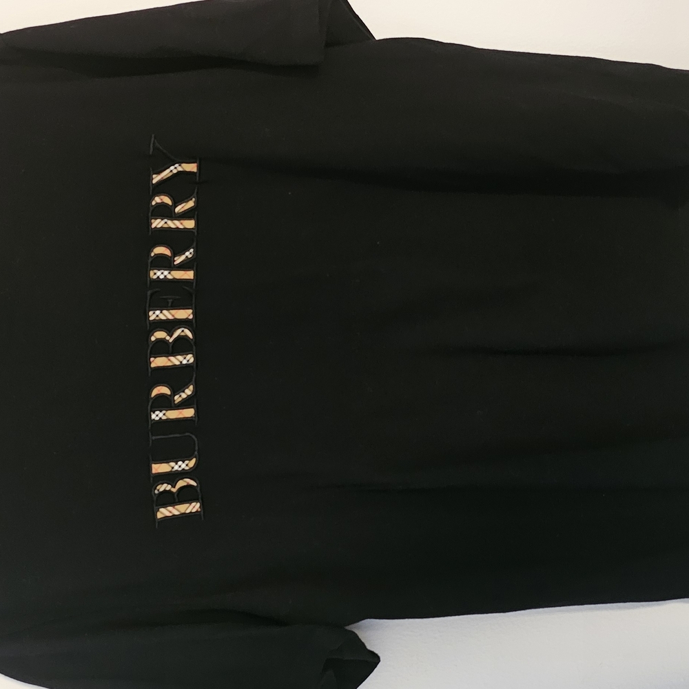 Burberry Black T-Shirt with Logo